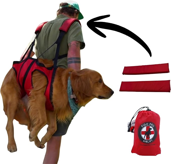 Fido Pro Airlift Original V2 Dog Emergency Rescue Sling (Large / XL)