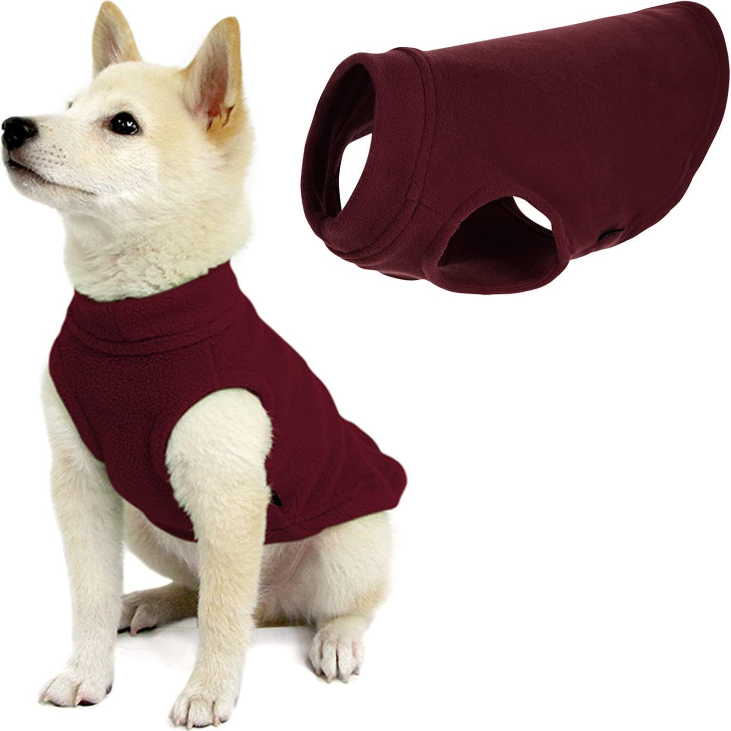 Gooby Stretch Fleece Dog Vest (Size Small / Toy Breeds)