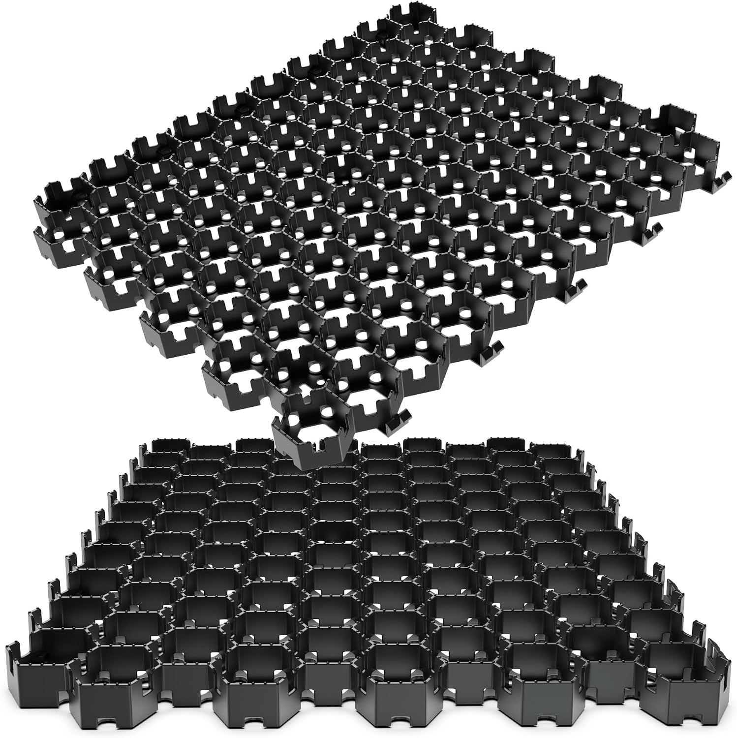 Vodaland HexPave Heavy-Duty Permeable Grass & Turf Paver Grid (65 Sq Ft Grid)