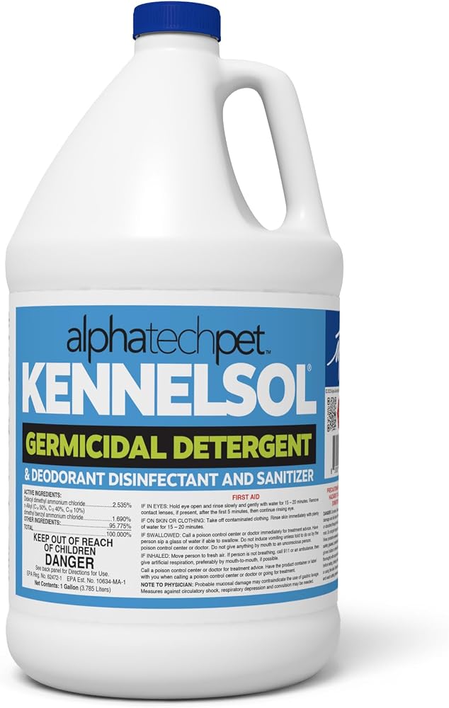 Alpha Tech Pet KennelSol Veterinary Disinfectant & Enzymatic Cleaner (1 Gallon)