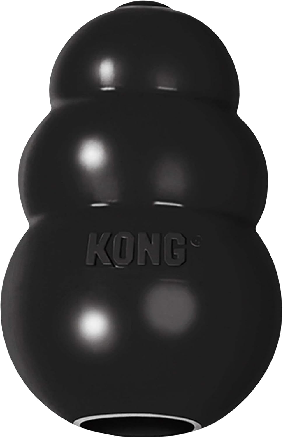 KONG Extreme Dog Toy (Durable Ultra-Strong Black Rubber for Power Chewers)