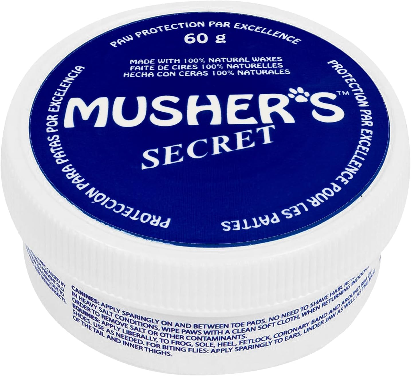 Musher's Secret All-Natural Paw Protection Wax (60g)