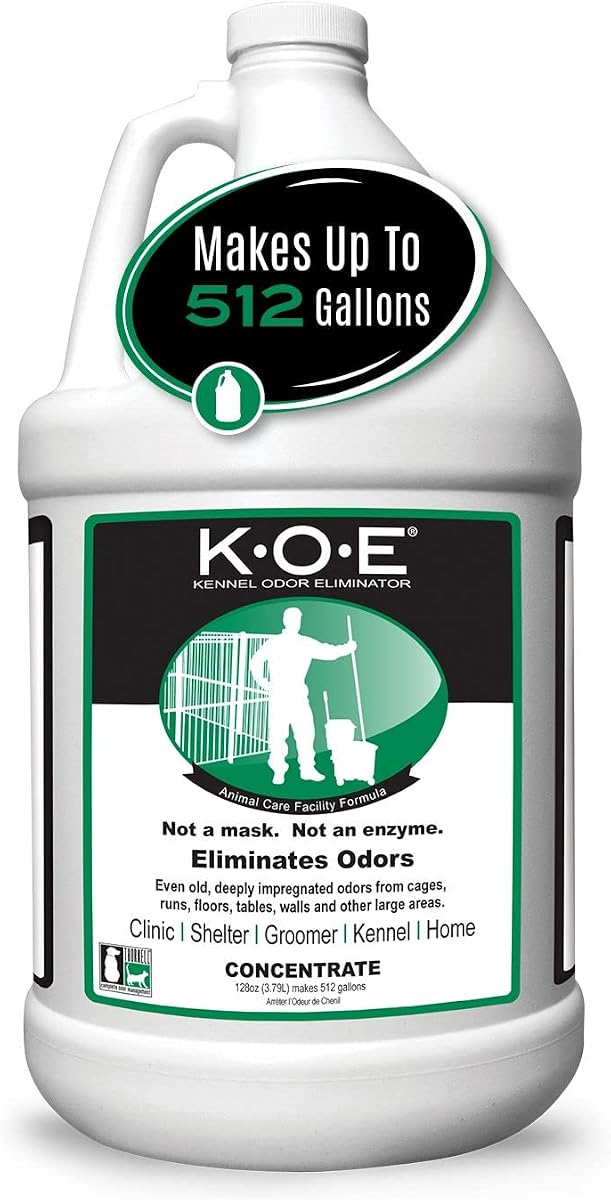Thornell KOE Kennel Odor Eliminator Concentrate (1 Gallon / 128 oz)